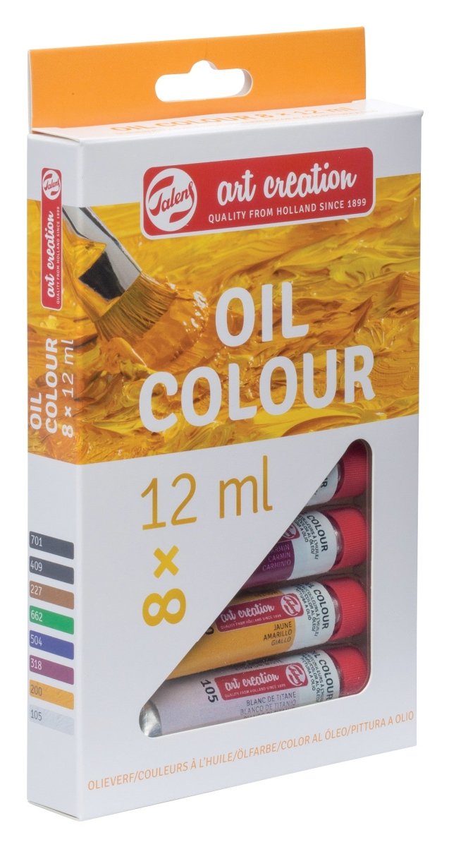 Talens Art Creation Oil colour set | 8 x 12 ml