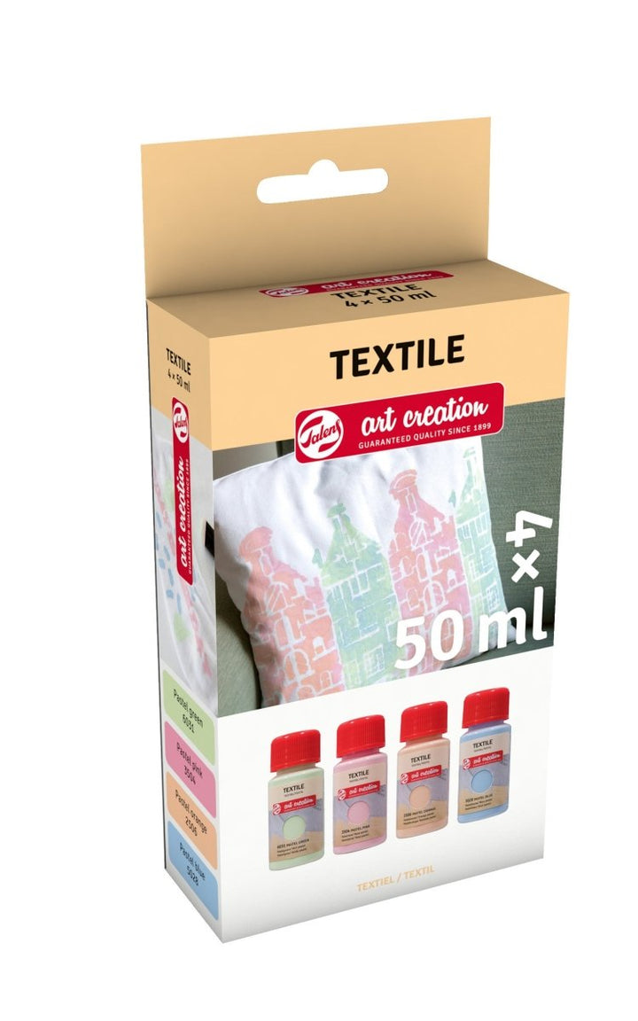 Talens Art Creation Textile set Pastel | 4 x 50 ml