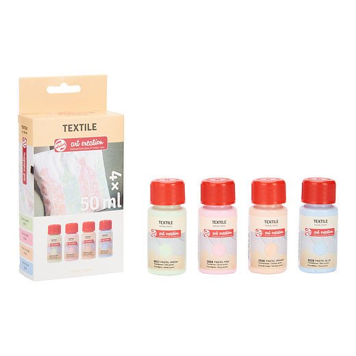 Talens Art Creation Textile set Pastel | 4 x 50 ml