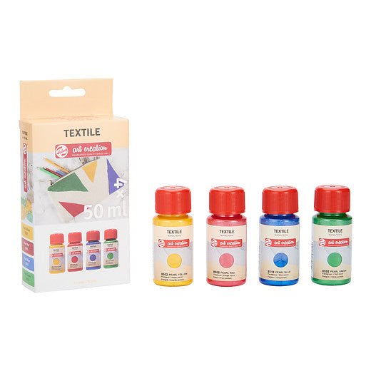 Talens Art Creation Textile set Pearl | 4 x 50 ml