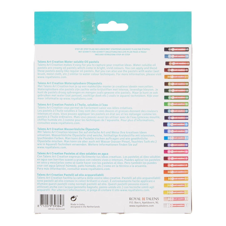 Talens Art Creation Water - soluble oil pastel set | 24 colours