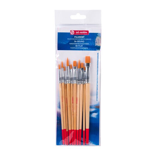 Talens Art Creation Watercolour brush set of 10 - polyester