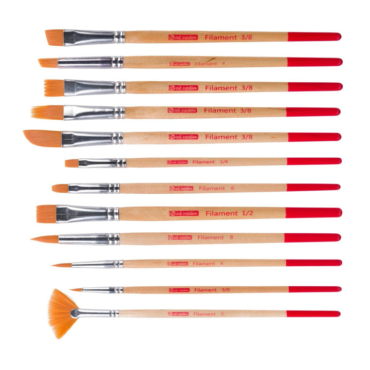 Talens Art Creation Watercolour brush set of 12 - polyester