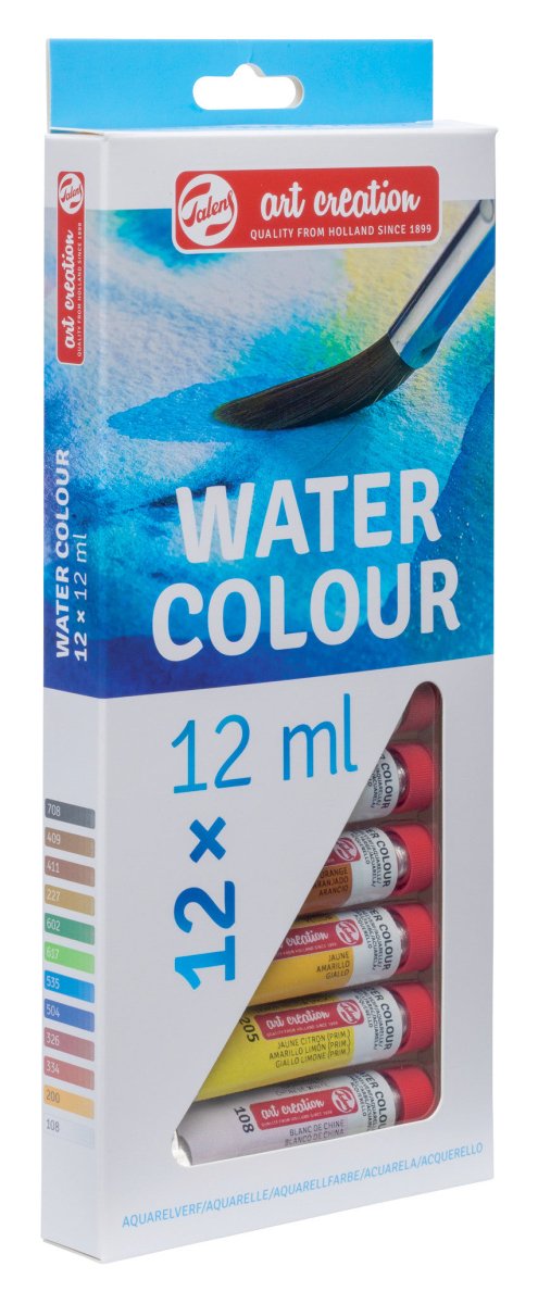 Talens Art Creation Watercolour set | 12 x 12 ml