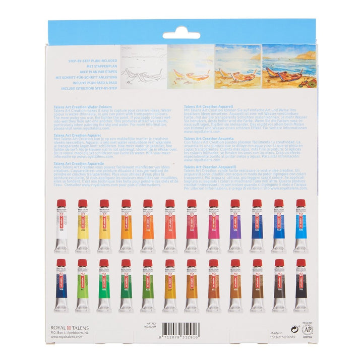 Talens Art Creation Watercolour set | 24 x 12 ml