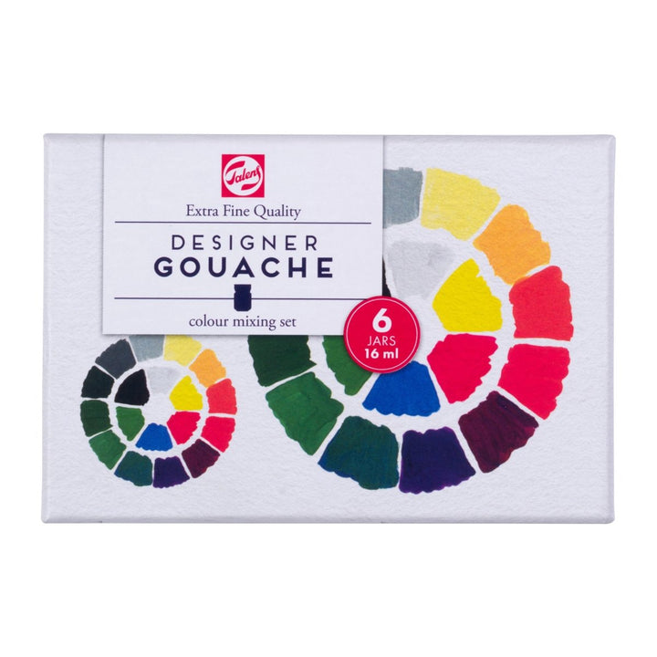 Talens Gouache Extra Fine primary set | 6 x 16 ml bottles