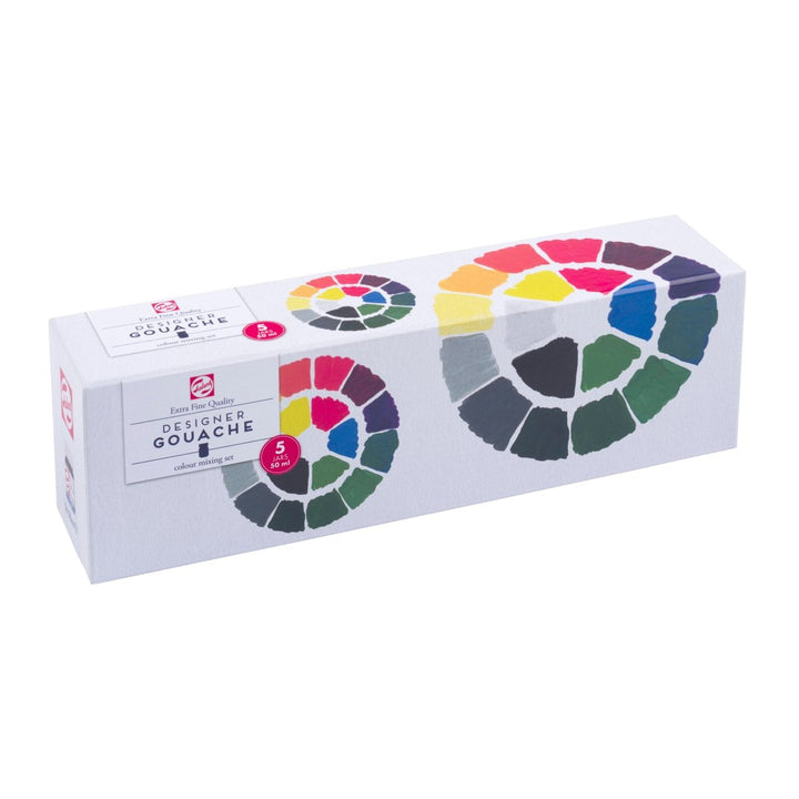 Talens Gouache Extra Fine set | 5 x 50 ml bottles