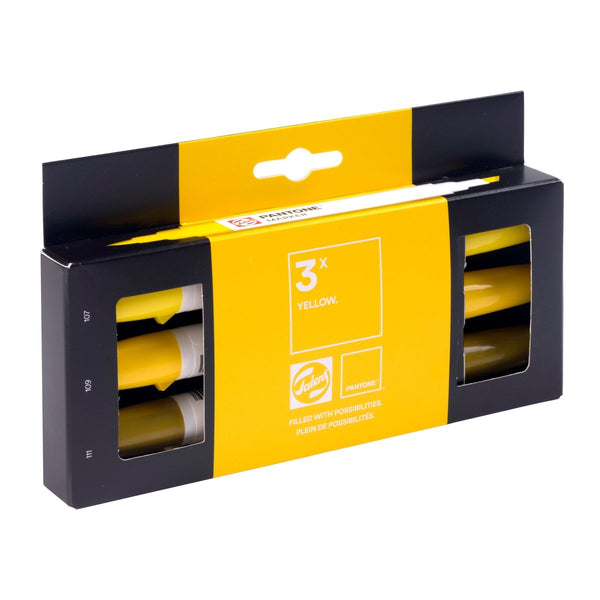 Talens | Pantone marker set 3x Yellow