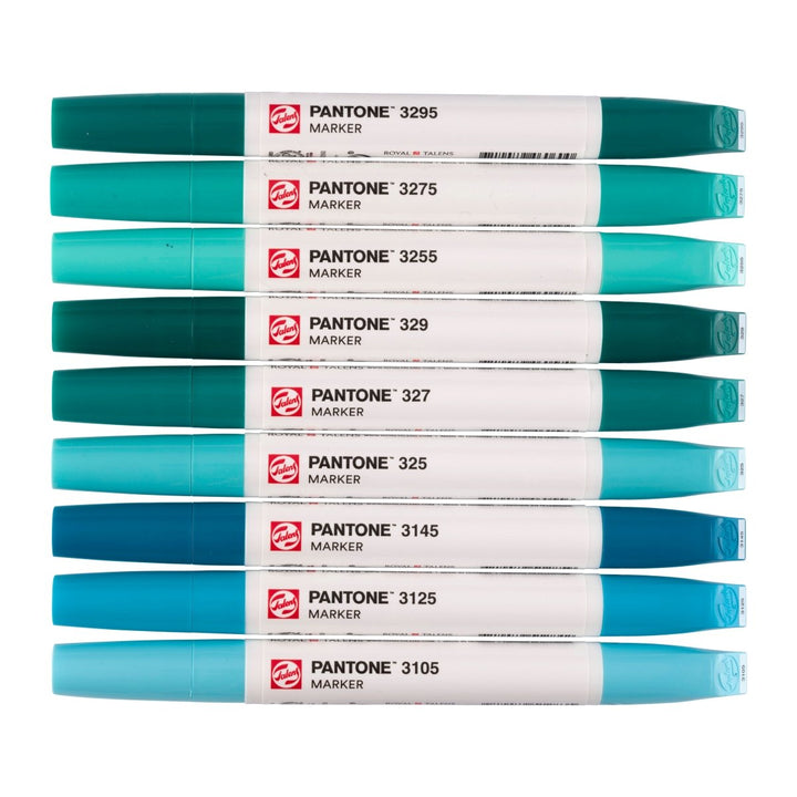 Talens | Pantone marker set 9x Blue Green