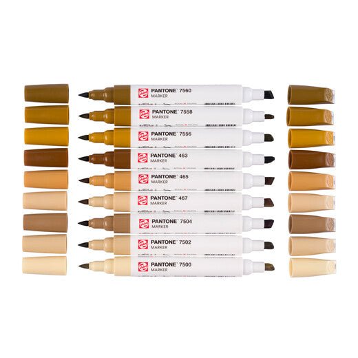 Talens | Pantone marker set 9x Brown