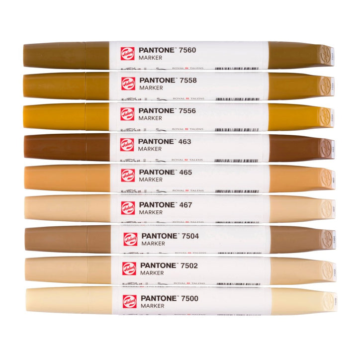 Talens | Pantone marker set 9x Brown