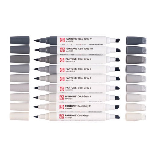 Talens | Pantone marker set 9x Cool Gray