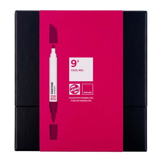 Talens | Pantone marker set 9x Cool Red