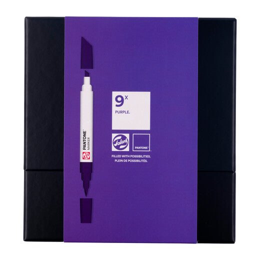 Talens | Pantone marker set 9x Purple