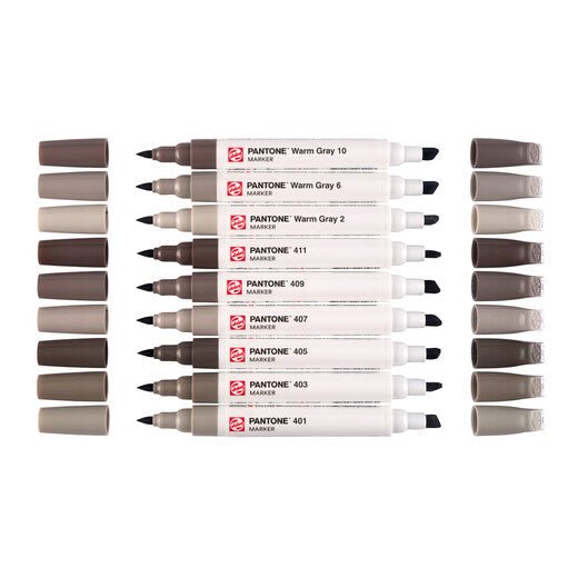 Talens | Pantone marker set 9x Warm Gray