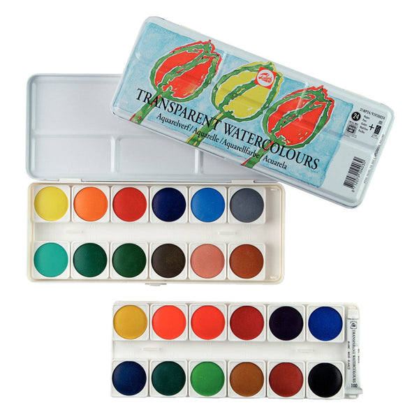 Talens Transparent watercolour set | 24 colours