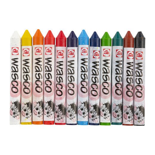 Talens Wasco wax crayons set | 12 colours