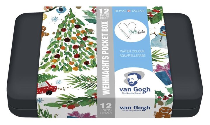 Van Gogh Watercolour pocket box Stifteliebe | 12 half pans