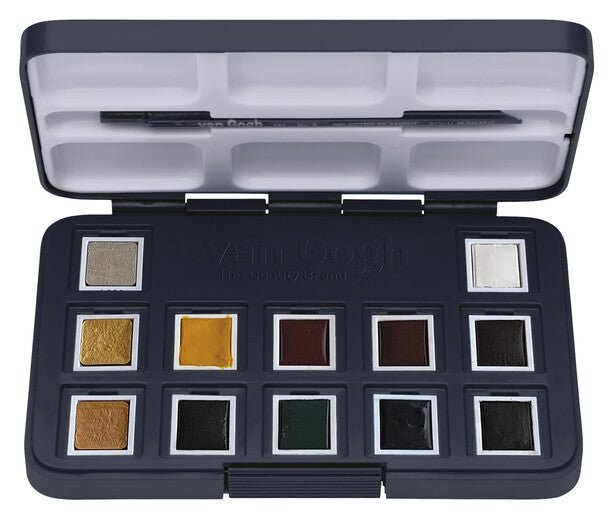 Van Gogh Watercolour pocket box Stifteliebe | 12 half pans