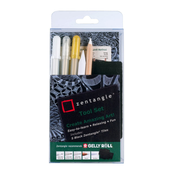 Zentangle tool set black | 10 pieces